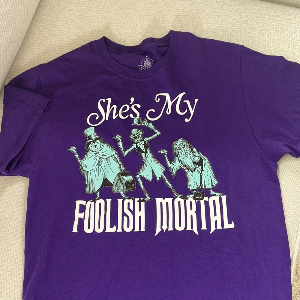 Disney Parks She's My Foolish Mortal T shirt S